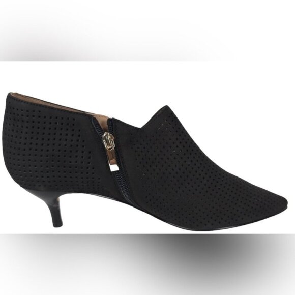 Crown Vintage women NWOB FRANCO SARTO LEATHER‎ UPPER DEEPA2 Fashion Suede Ankle Bootie Size 9.5M